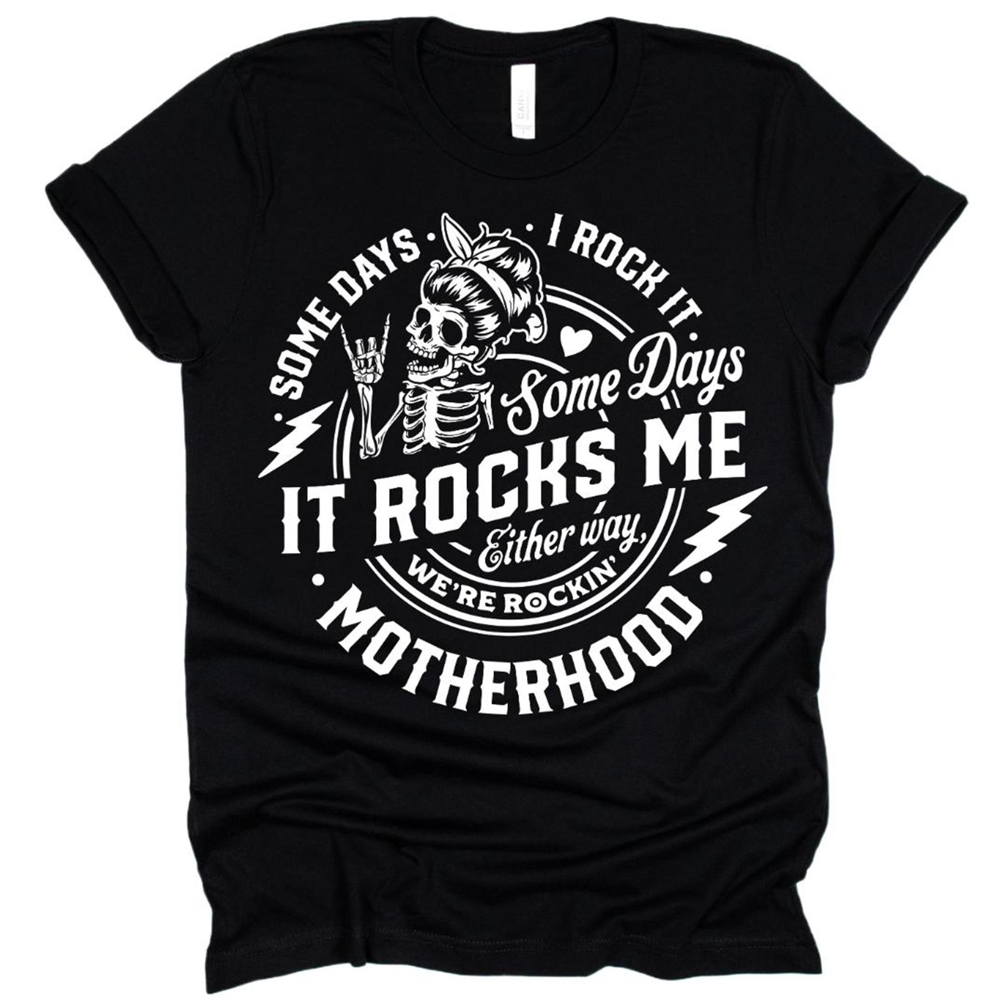 Motherhood Rocks Me T-Shirt