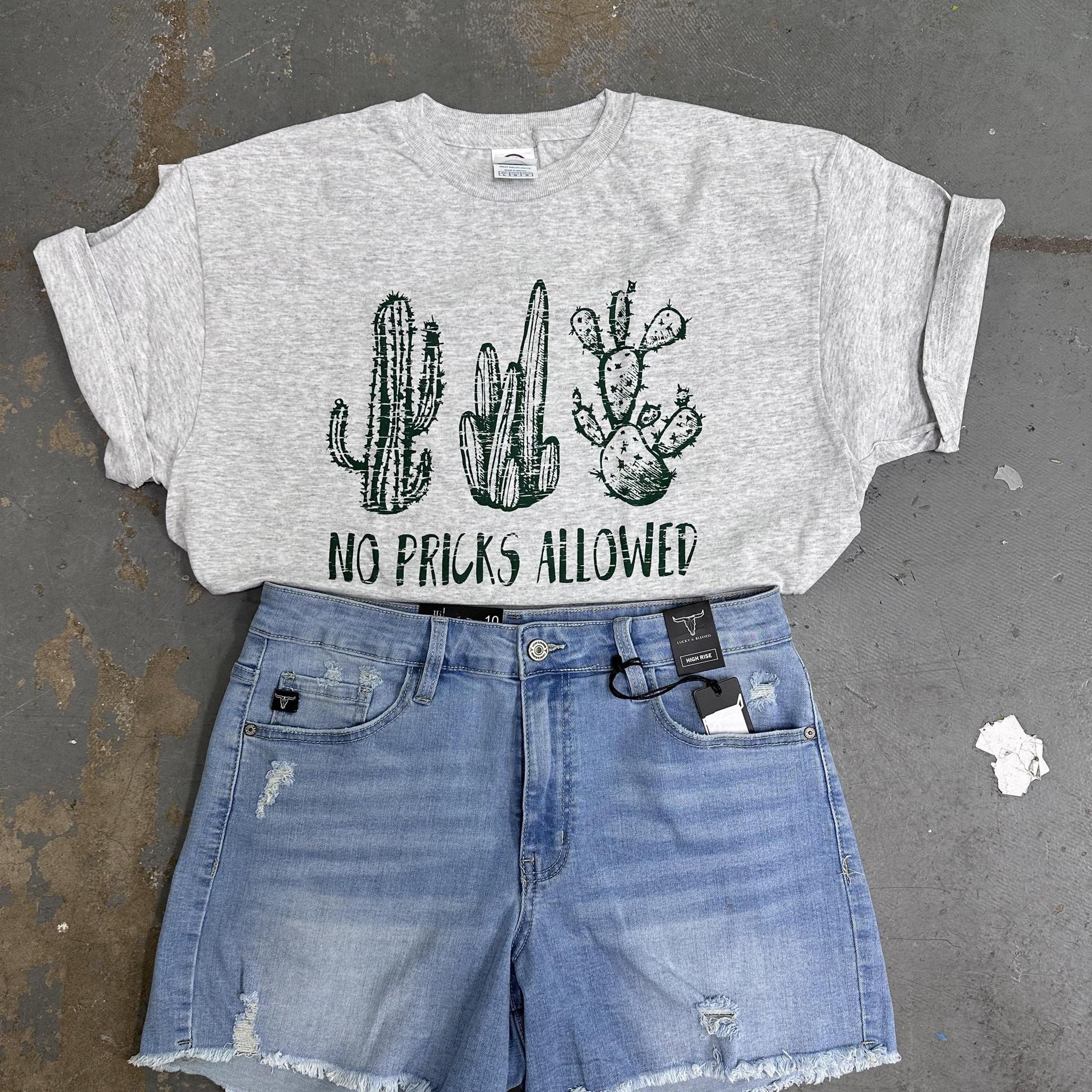 Three cactus graphic short sleeve t shirt