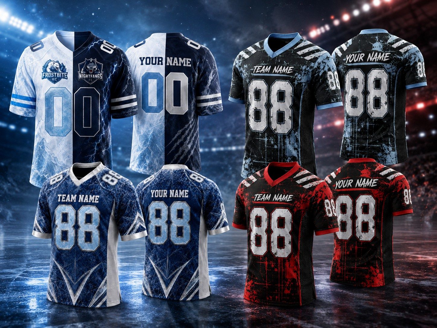 About Us 2 Aloprints Football Jersey High Quality