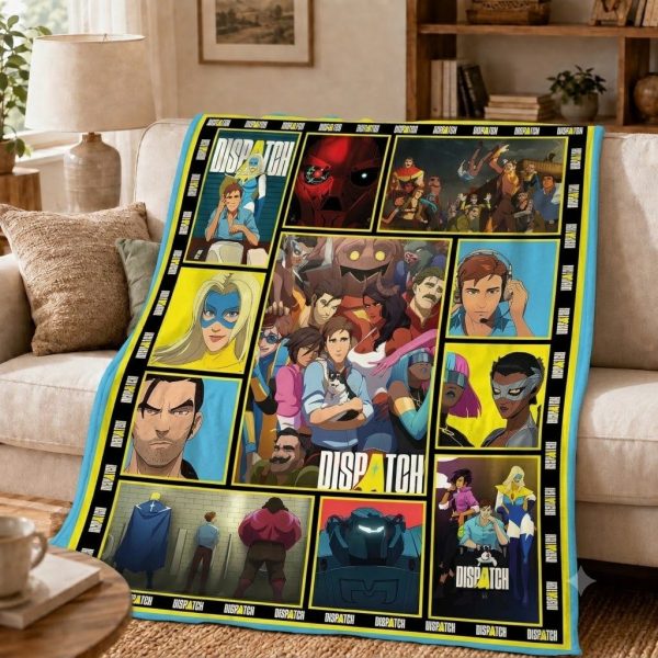 Dispatch Throw Blankets, Superhero Fan Throw