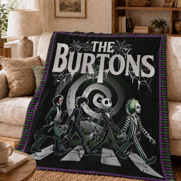 Throw Blankets for Tim Burton Fans, Gothic Movie Keepsake Gift