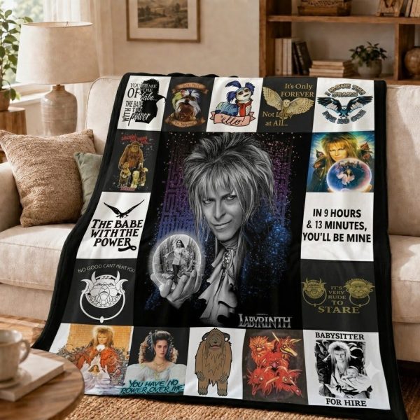 Throw Blankets for Labyrinth Fans, Cult Classic Movie Keepsake Gift