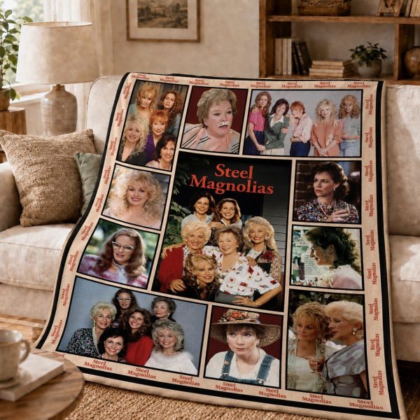 Steel Magnolias Throw Blankets, Nostalgic Movie Home Decor Thro