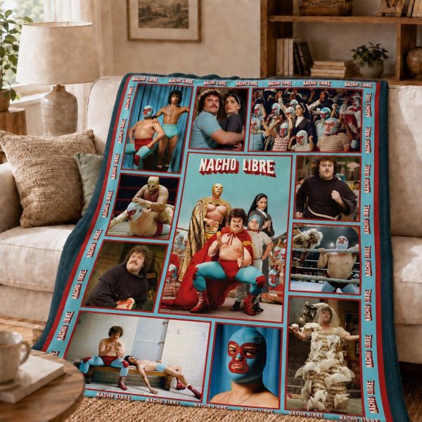 Ignacio Character Throw Blanket – Keepsake Gift for Nacho Libre Fans