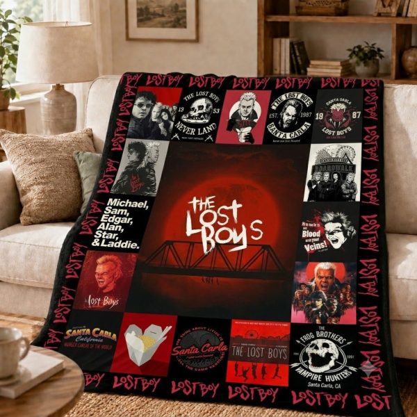 Throw Blanket for The Lost Boys Fans, Retro Movie Keepsake Gift