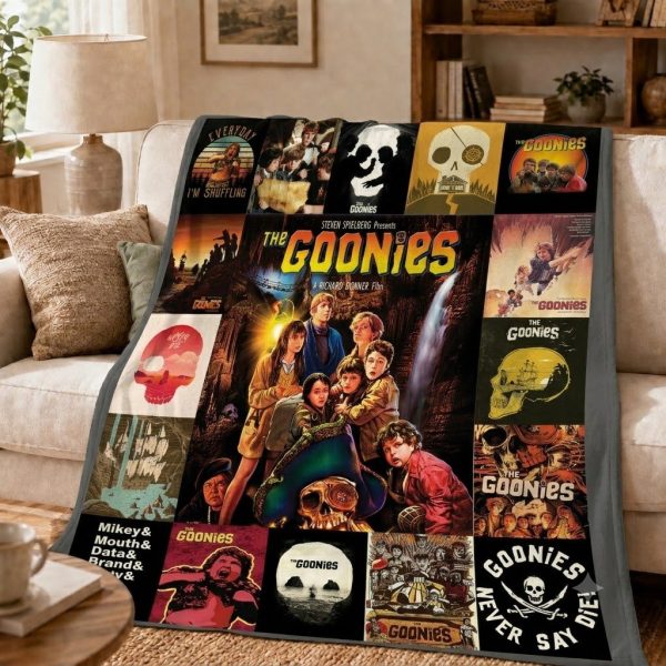 The Goonies Throw Blanket, Movie Buff Fan Gift