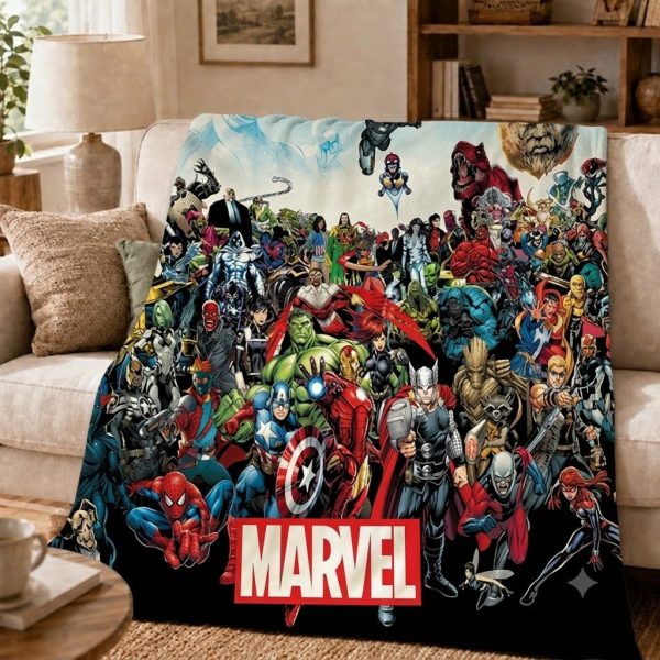 Marvel Throw Blanket, Superhero Keepsake Gift