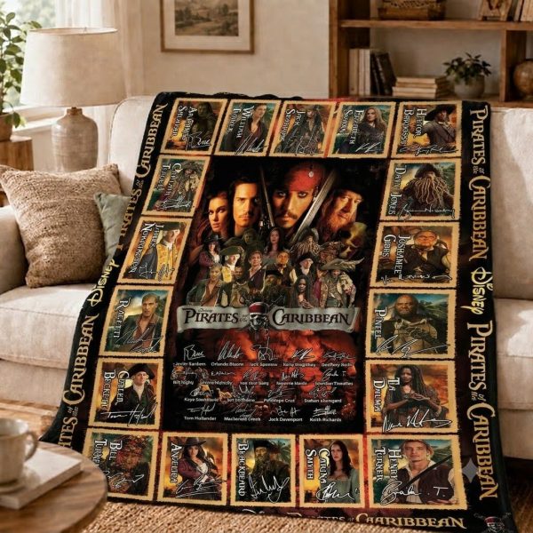Pirates of the Caribbean Throw Blanket, Adventure Throw