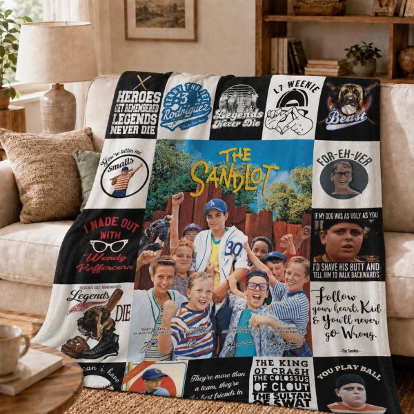 The Sandlot Movie Fleece Throw Blanket