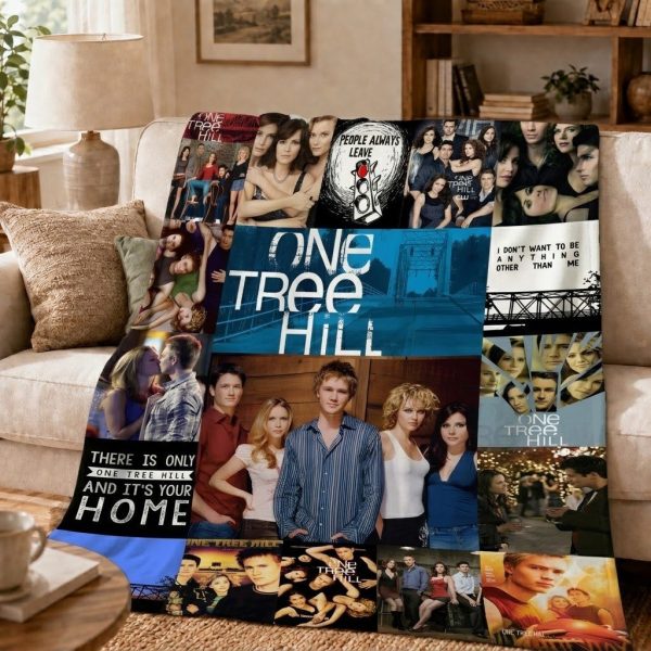 One Tree Hill Throw Blanket, Retro Teen Drama TV Art Throw