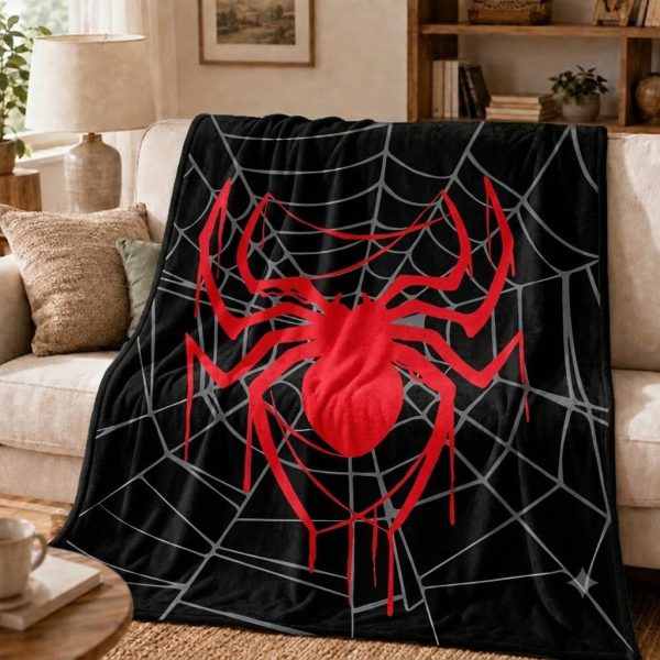 Spider-Man Throw Blanket, Marvel Hero Keepsake Gift