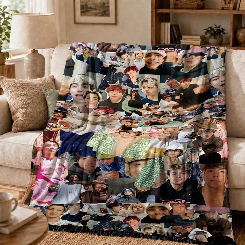 Malachi Barton Throw Blanket, Stylish Celebrity Home Decor Throw 1 Malachi Barton Throw Blanket, Stylish Celebrity Home Decor Throw