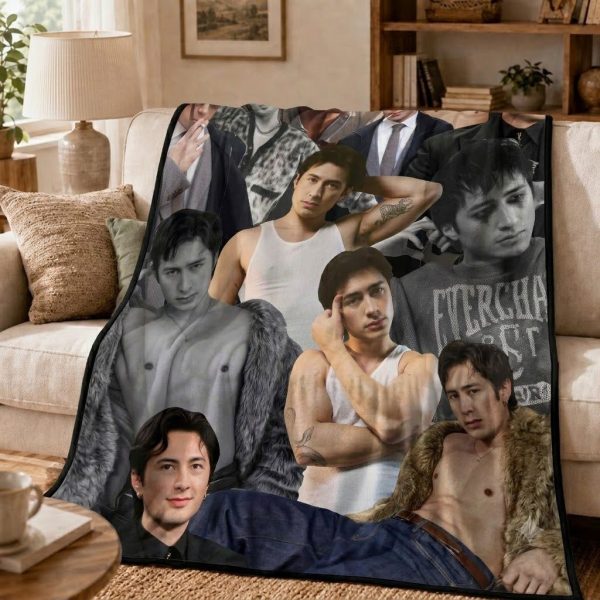 Hudson Williams Throw Blanket, Dedicated Fan Room Decor Throw