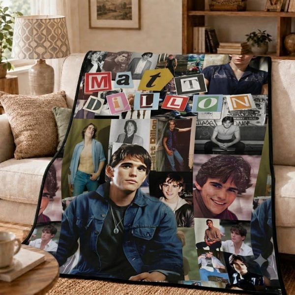 Matt Dillon Throw Blanket, Classic Actor Keepsake Gift