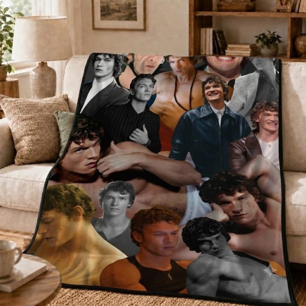 Connor Storrie Throw Blanket, Stylish Editorial Home Decor Throw