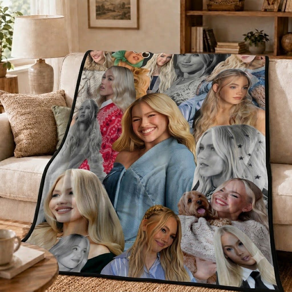 Freya Skye Throw Blanket, Pop Star Keepsake Gift 1 Freya Skye Throw Blanket, Pop Star Keepsake Gift