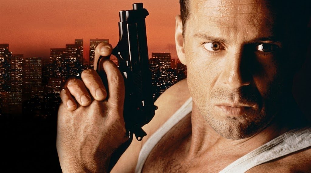 Die Hard Xmas Throw Blanket