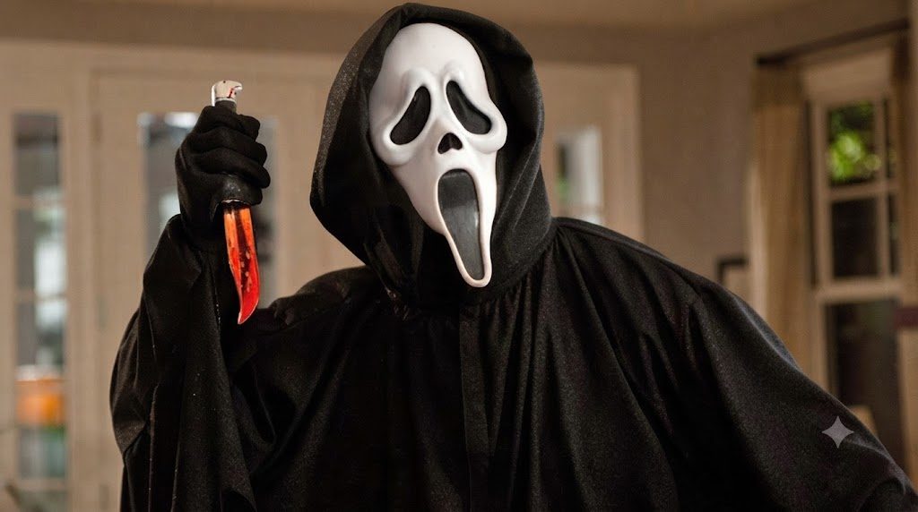 10 Best Halloween Films to Watch Under a Horror Movie Throw Blanket( Part 1) 6 Wes Craven's Scream (1996) - Ghostface slasher classic